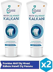 Sensodyne Promine Aktif Diş Minesi Kalkanı Nane Ferahlığı Diş Macunu 75 ml x 2 ADET