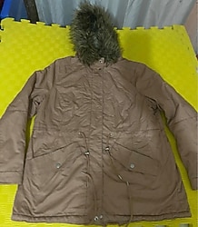 H&M kadın kapüşonlu mont