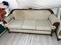 3lü koltuk iskeleti sağlam