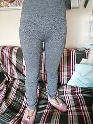 Gri Renkte Spor Tayt