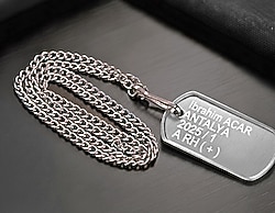 LAZER BASKILI ASKER KÜNYESİ