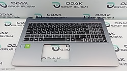 ASUS X540/X540S/X540L/X50S (ÜST KASA+KLAVYE) MAVİ RENK