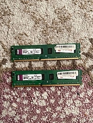 Kingiston 2x2 4gb ddr3 1333mhz ram