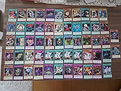 İngilizce Bakura Destesi 57 Yugioh Kartı