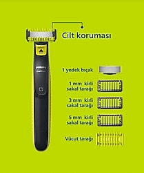Philips Yüz ve Vücut Tıraş makinesi şekillendirici