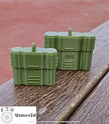 AA AAA Pil Kutusu Outdoor Tactical Kamp