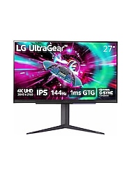 LG UltraGear 27GR93U-B 27" 1 ms 4K Pivot IPS 144 Hz Oyuncu Monitörü (AMBALAJ HASARLI)