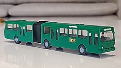 Mercedes O305G Körüklü Yeşil 1:87 Wiking .Ayrıntılı Fotolar