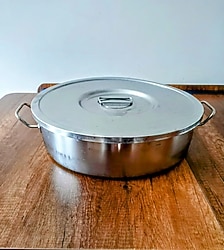 KULPLU Krom Çelik Yemek Taşıma Karavanası