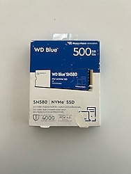 Western Digital BLUE SN580 WDS500G3B0E PCI-Express 4.0 500 GB M.2 SSD