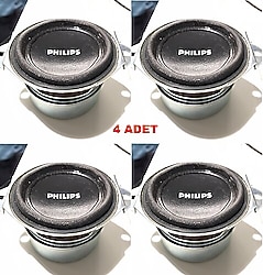 4 ADET PHILIPS HOPARLÖR- PHILIPS 10WATT 4 OHM HOPARLÖR-asp-c