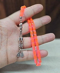 kapsül kesim neon pembe katalin tesbih.