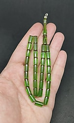 Sıfır Ürün Eski yapım eski döküm ateş kehribar tesbih