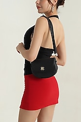 TREND BAYAN SİYAH DERİ ÇANTA