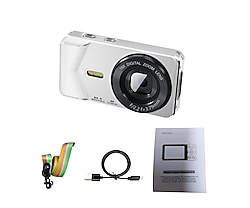 Dijital Kamera Beyaz 2.8 İnç 64 GB Hafıza Kartlı (SIFIR)