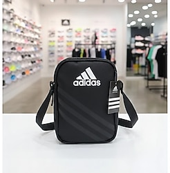 ADİDAS DÜZ ASKILI SİYAH OMUZ ÇANTASI 
