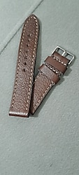 22 mm kahve deri saat kordonu