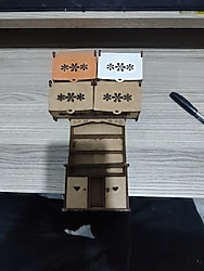 Ahşap Mini Dekoratif Dolap ve Çekmeceler