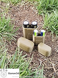 AA AAA Pil Kutusu Outdoor Tactical Kamp