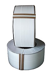 Beyaz Otomatik makine Çemberi 8Mm 4000 Metre