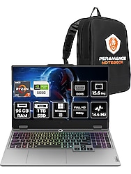 Lenovo Loq Amd Ryzen 7 250 96GB 1tb SSD RTX5050/8GB 100W 15.6" Fhd 144Hz W11H Taşınabilir Bilgisayar