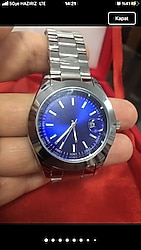 Parliament mavisi markasız  harika görünüşlü erkek kol saati…