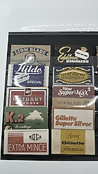 KOLEKSİYON JİLET LOTU (1930-1970 ARASI )TÜRKİYE DE VAROLAN TÜM MARKALAR 486