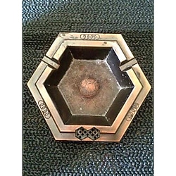 BAKIR RENKLİ ZİN DÖKÜM KÜL TABLASI.