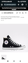 Orijinal Converse Ayakkabı Unisex
