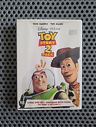 Toy Story 1 & 2 (SIFIR AYARINDA) DVD FİLM SETİ