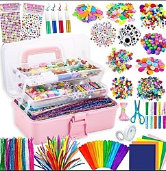 2000 Parça El Sanatları Çantalı Malzeme Seti (Kız) (SIFIR PAKET)