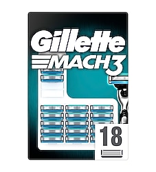 Gillette Mach 3 KARTON AMBALAJ 18'Lİ Yedek Tıraş Bıçağı