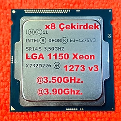 Intel Xeon E3-1275 v3 LGA 1150 Pin 8 Çekirdek işlemci-(ÜCRETSİZ KARGO)
