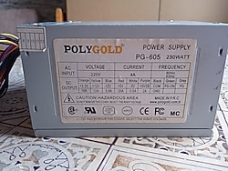 Arızalı Polygold 230W PSU