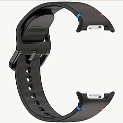 22 mm samsung galaxy watch 8 ve watch 8 classic kordon siyah silikon