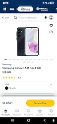 samsung galaxy a35 turkcell fatura var.