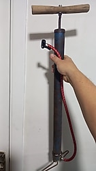 antika lastik şişirme pompası