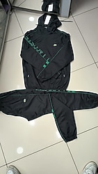 Lacoste siyah paraşüt eşofman takımı