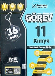 ARMADA YAYINLARI, GÖREV 11. SINIF KİMYA YENİ NESİL ÇALIŞMA FÖYLERİ 36 HAFTA