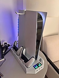 Ps5 oyun konsolu çift kollu standlı