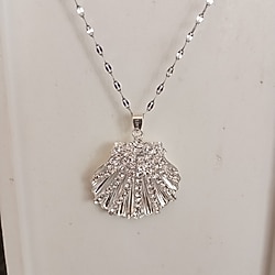 GÜMÜŞ KOLYE TAŞ DETAYLI