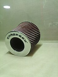 Carspeed 75 mm Spor Performans Hava Filtresi – Yıkanabilir