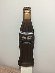 COCA-COLA Ahşap şişe dekoru, cafe bar duvar süsü