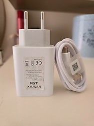 Orjinal 45 watt infinix şarj aleti