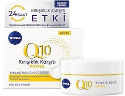 NIVEA Q10 Power Kırışık Karşıtı Gündüz Yüz Bakım Kremi 50 ml