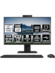 Asus V400 Intel Core I5 13420H 96GB 4tb SSD 23.8" Fhd W11P All In One Bilgisayar