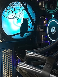 BAYKUŞ TEMALI 120MM FAN COVER