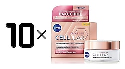 10 ADET x NIVEA Cellular Expert Lift Yaşlanma Karşıtı Gündüz Yüz Bakım Kremi 50ml