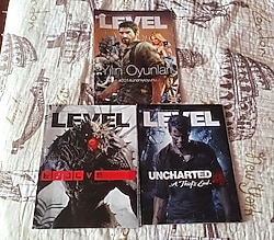 3 adet level oyun dergisi
