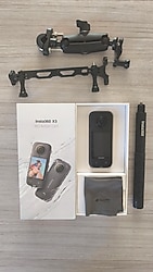 İnsta360 X3 Motorsiklet Kiti Birlikte